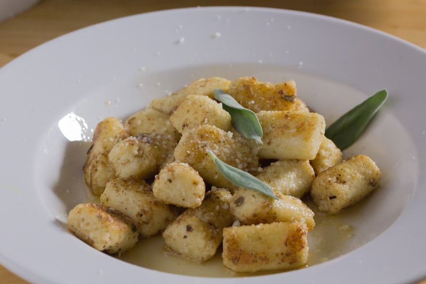 Ricotta Gnocchi with Brown Butter Sage