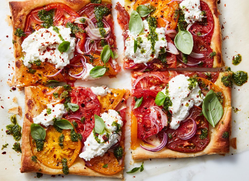 Roasted Tomato Ricotta Tart
