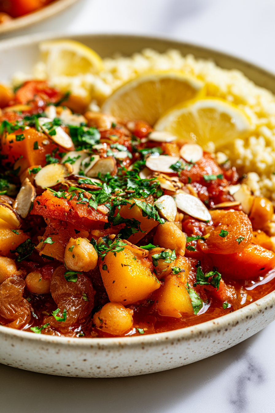 Serve Chickpea Vegetable Tagine
