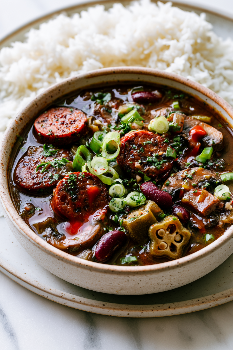 Serve Vegan Gumbo
