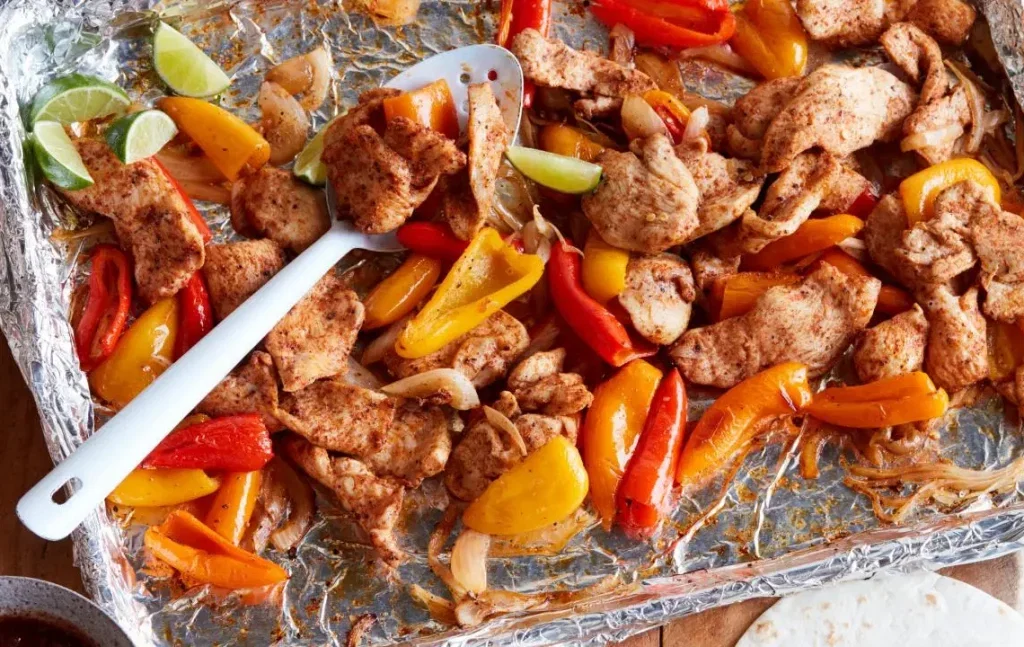 Sheet Pan Chicken Fajitas