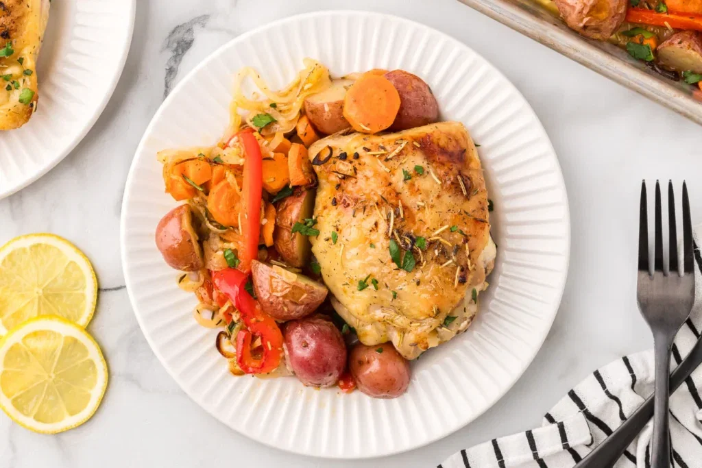 Sheet Pan Lemon Herb Chicken