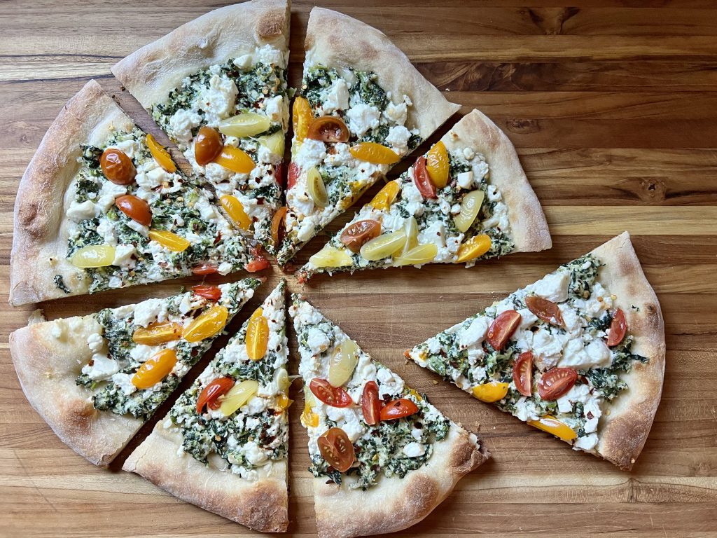 Spinach and Ricotta Pizza