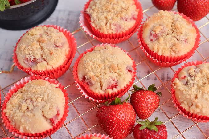 Strawberry Cream Cheese Muffins
