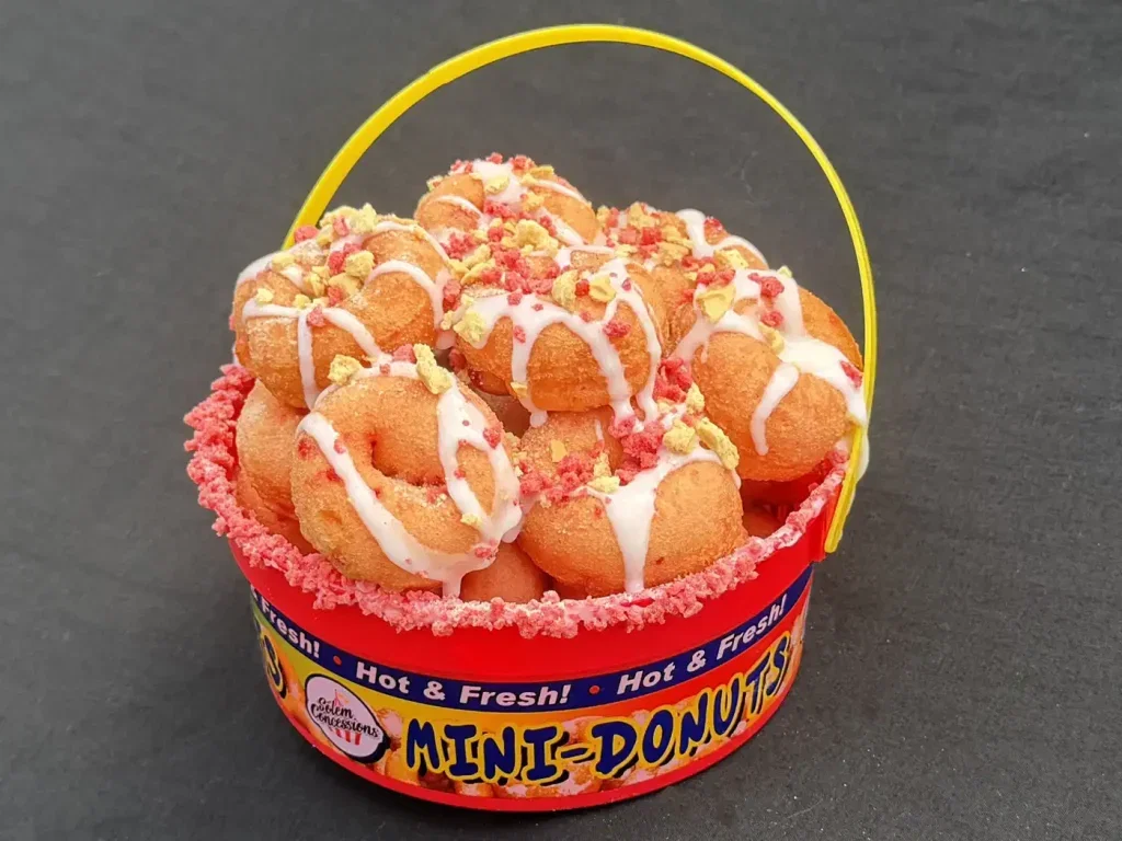 Strawberry Crunch Mini Donuts