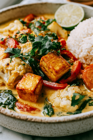 Tofu Vegetable Curry Recipe