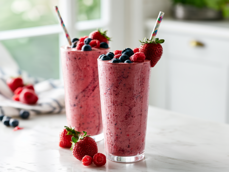 Triple Berry Smoothie Recipe