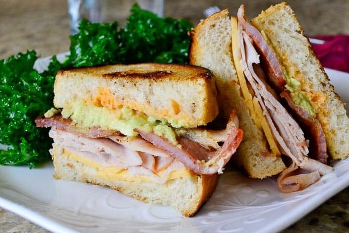 Turkey Avocado Club Sandwich