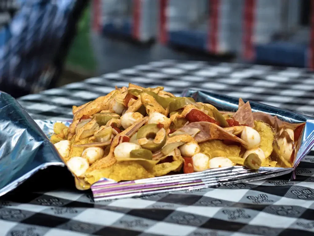 Walking Chopped Italian Grinder at Mancini’s al Fresco