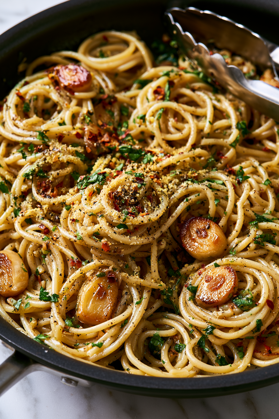 Add lemon juice for a fresh, bright finish, then taste and adjust seasoning with additional salt or red pepper flakes