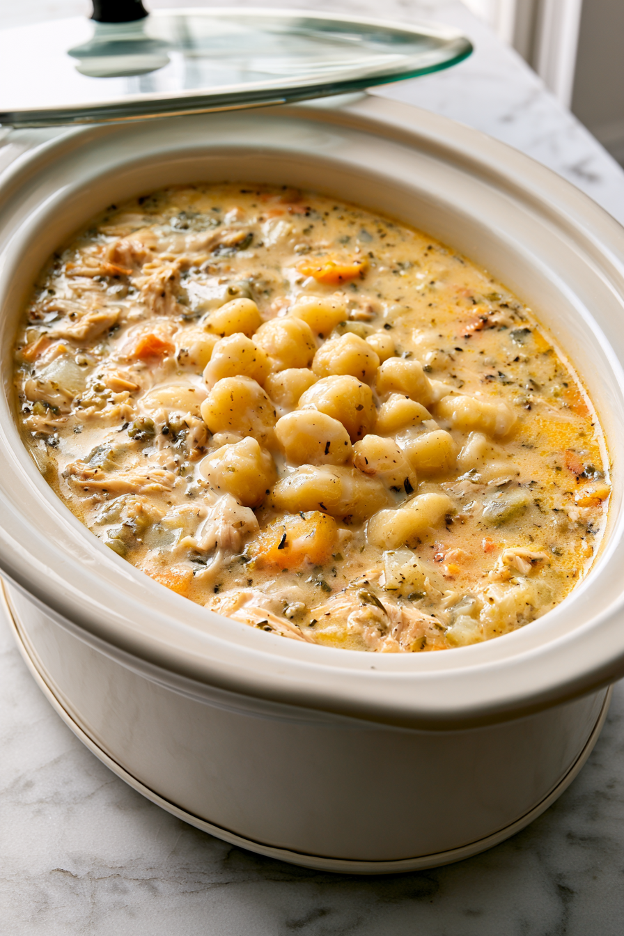 Add the gnocchi and stir gently to combine