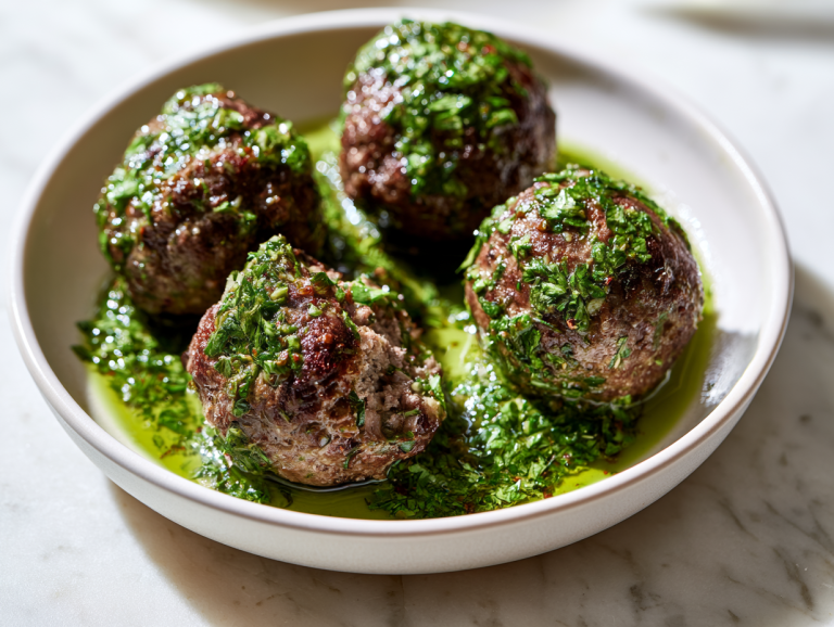 Chimichurri Meatballs Recipe