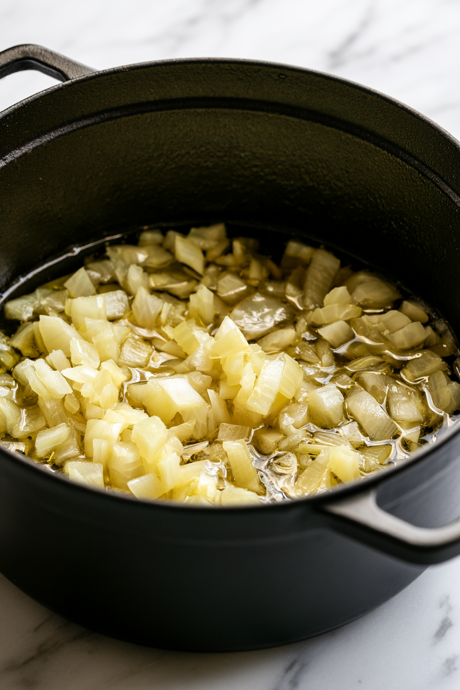 Heat-oil-in-a-large-pot-over-medium-heat.-Add-onion-and-cook-for-3-to-4-minutes-until-softened
