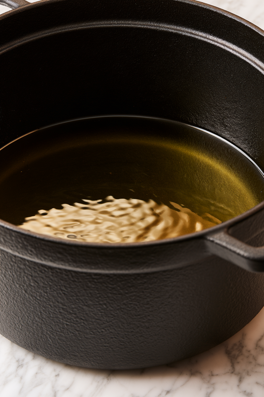 Heat olive oil in a large pot