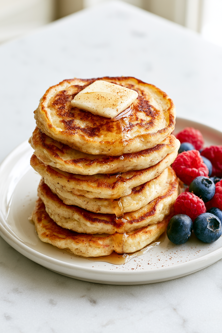 Serve Keto Cottage Cheese Pancakes