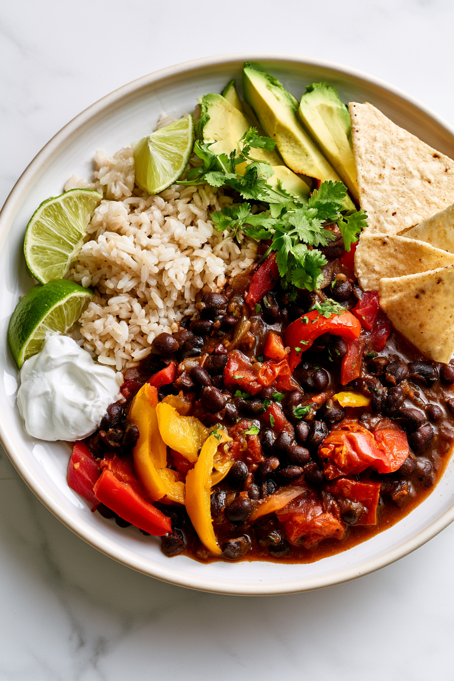 Serve Vegan Black Bean Stew