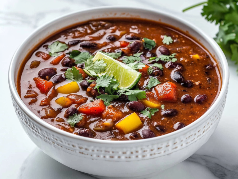 Vegan Black Bean Stew Recipe