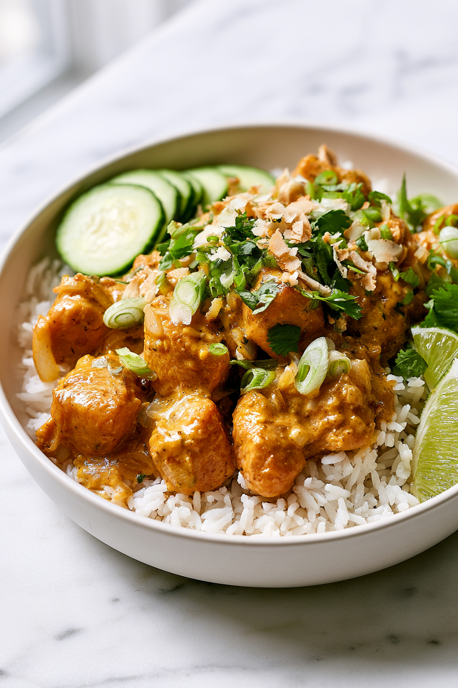 Coconut Chicken Rice Bowl