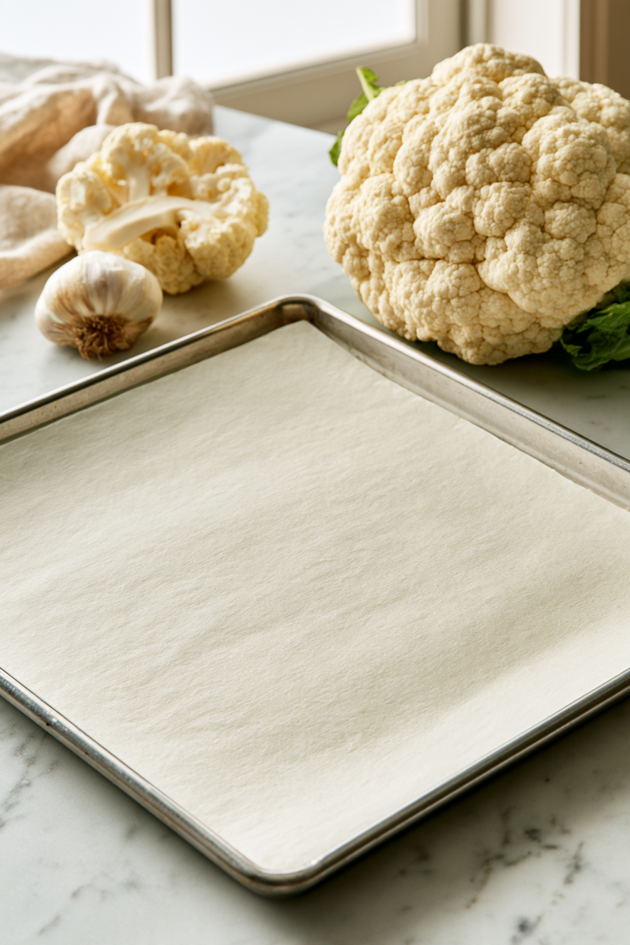 Preheat the oven to 425°F (220°C) and line a large baking sheet with parchment paper