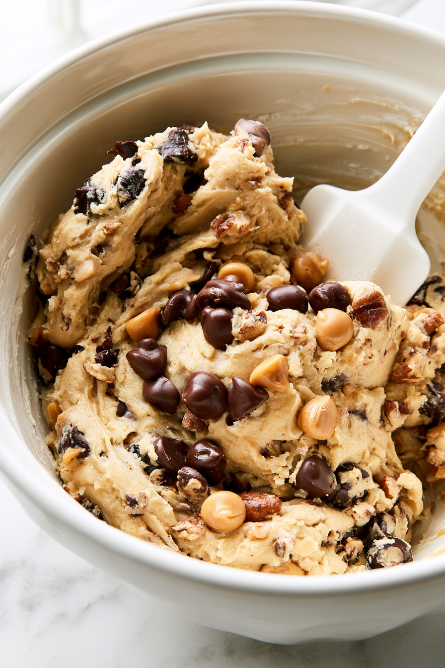 Add the dry ingredients and mix until just combined