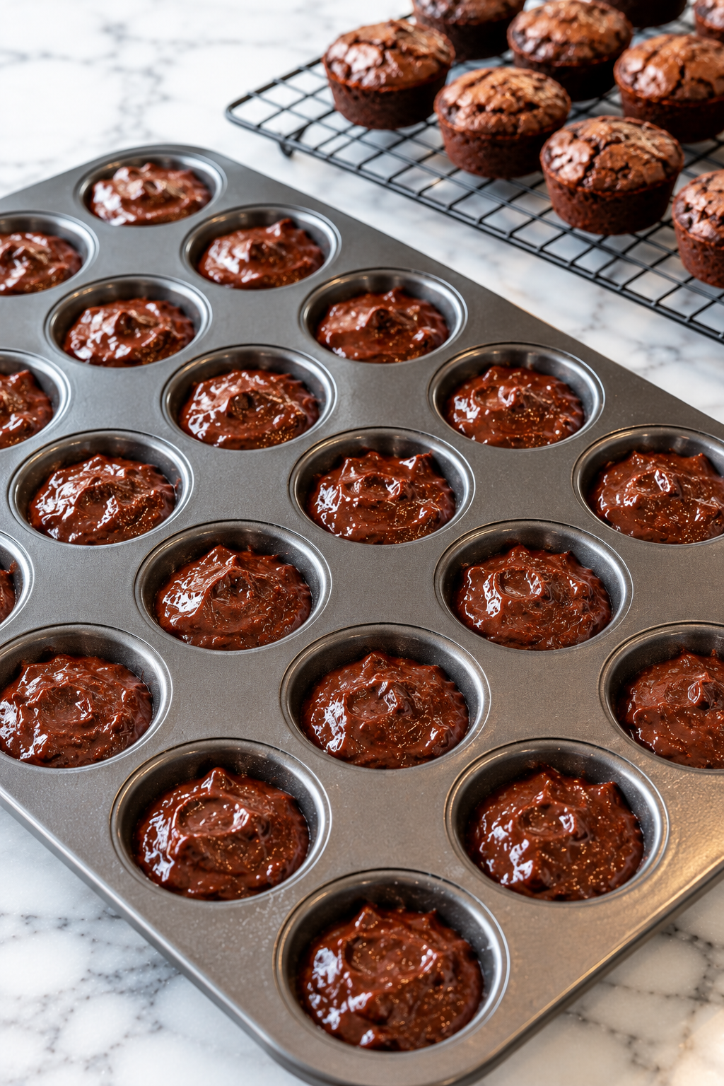 Bake for 15–20 minutes, or until a tester comes out clean