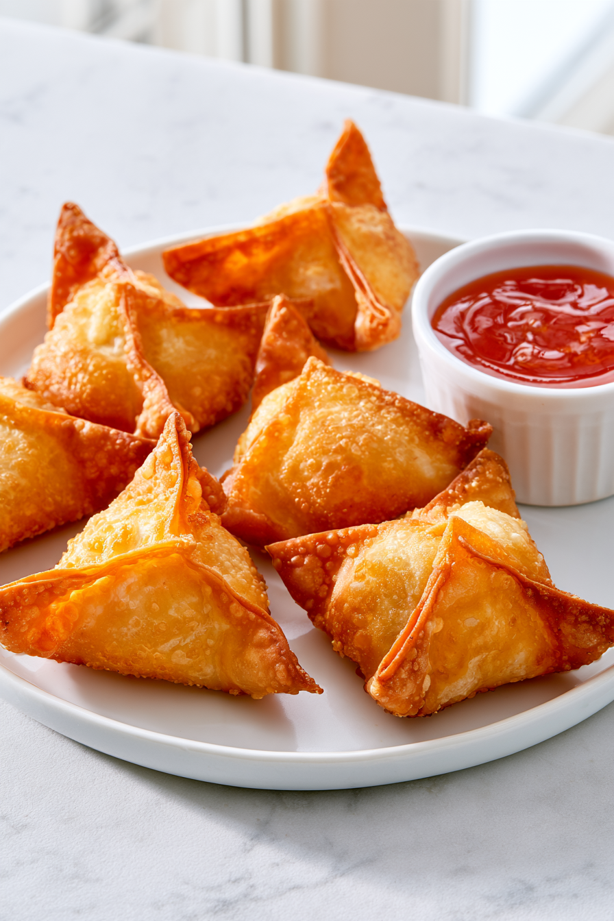 Homemade Crab Rangoon