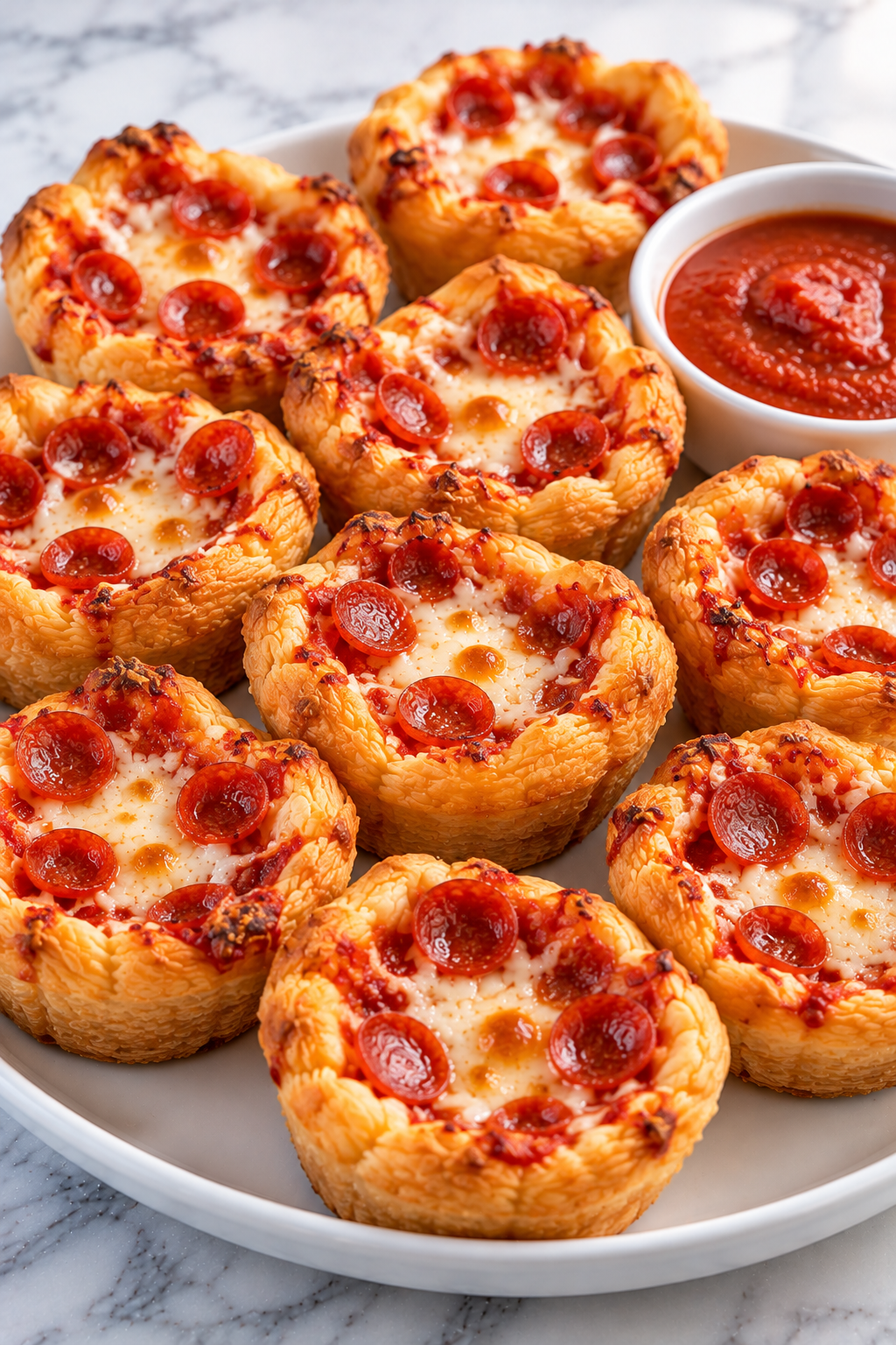 Serve Mini Deep Dish Crescent Roll Pizza
